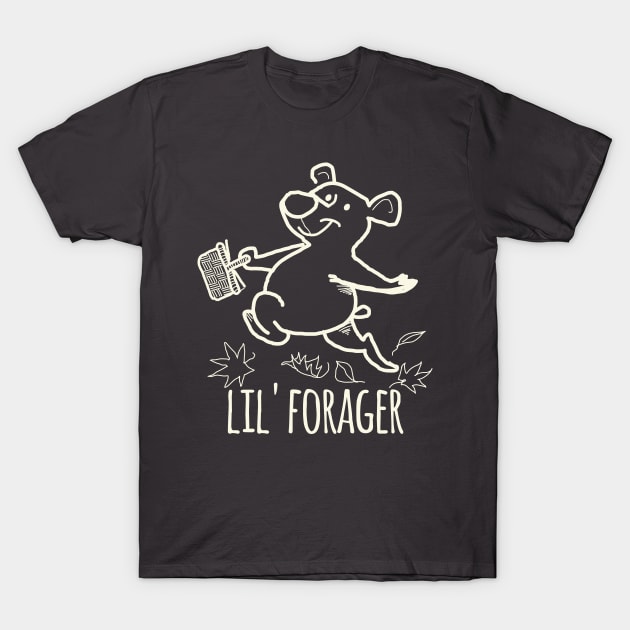 Lil' Forager T-Shirt by daviz_industries